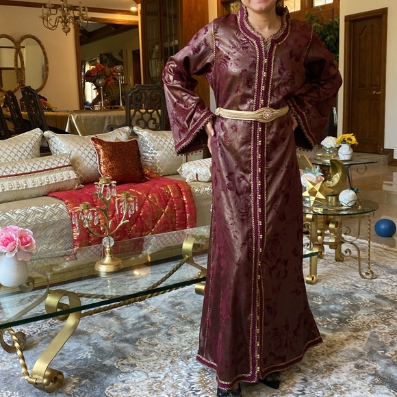 Moroccan traditional caftan handmade - Picture 3 of 17